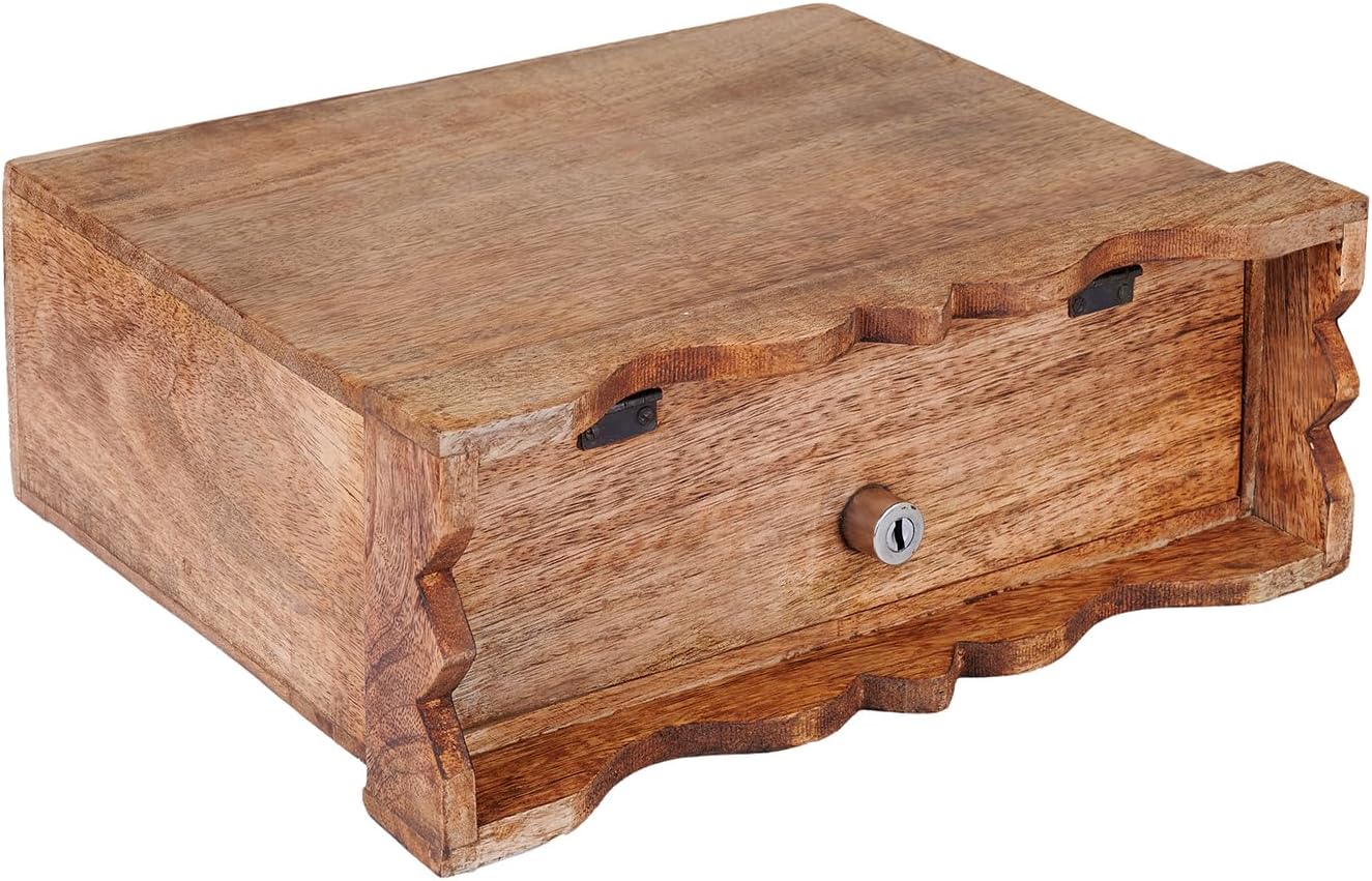 Wedding Card Box with Lock and Key 12x10x45