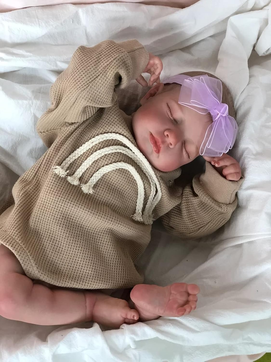 iCradle 20 Inch Lifelike Reborn Baby Doll for Ages 3