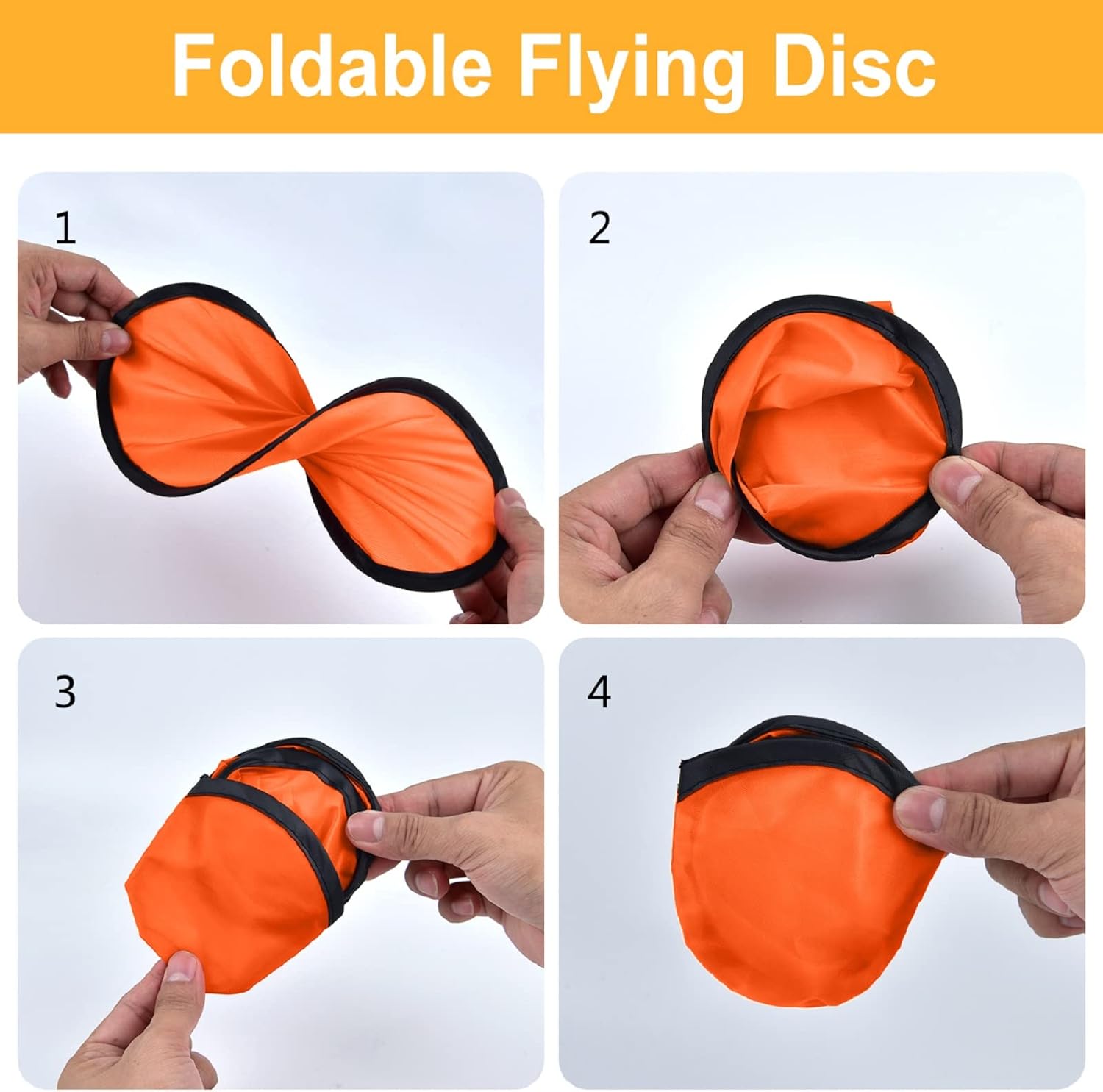Mototo 30 Piece Foldable Flying Discs with Bag for Kids