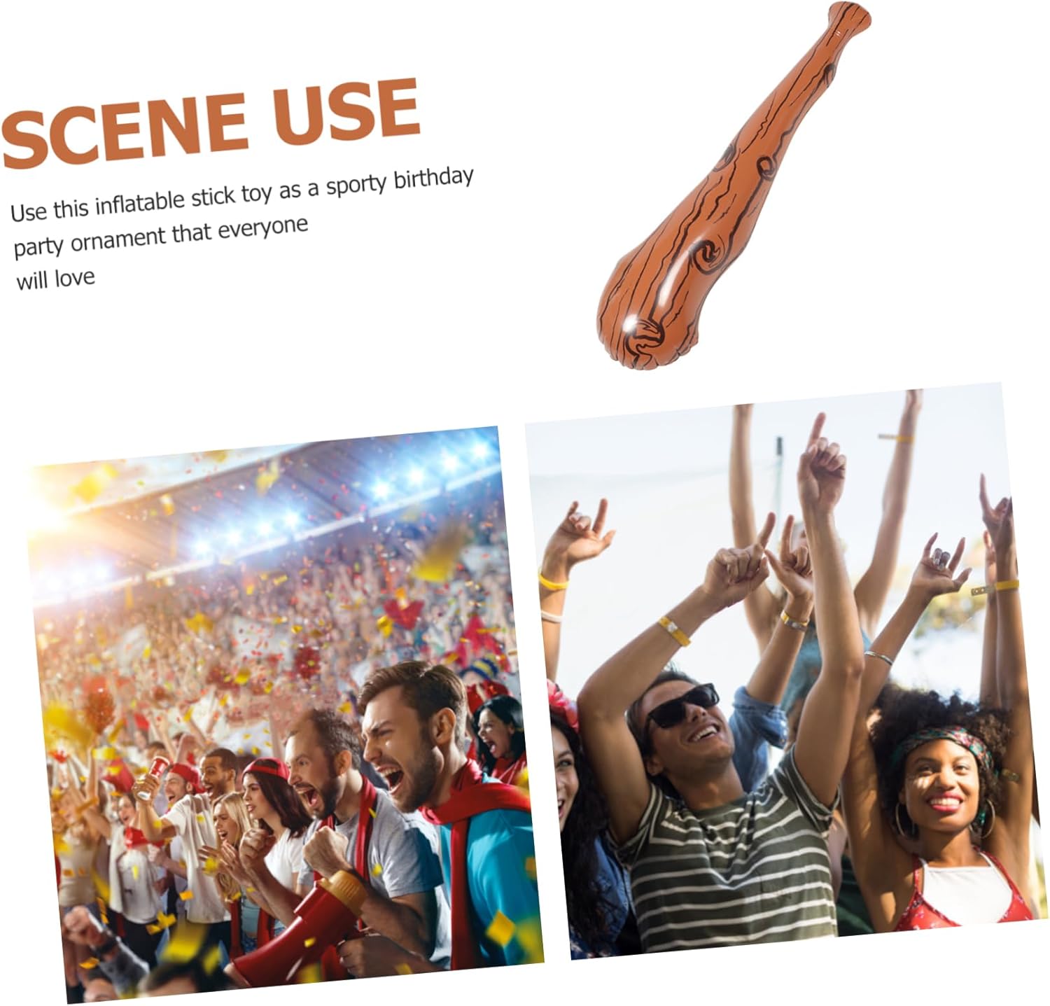 Inflatable Baseball Bat Party Cheer Stick