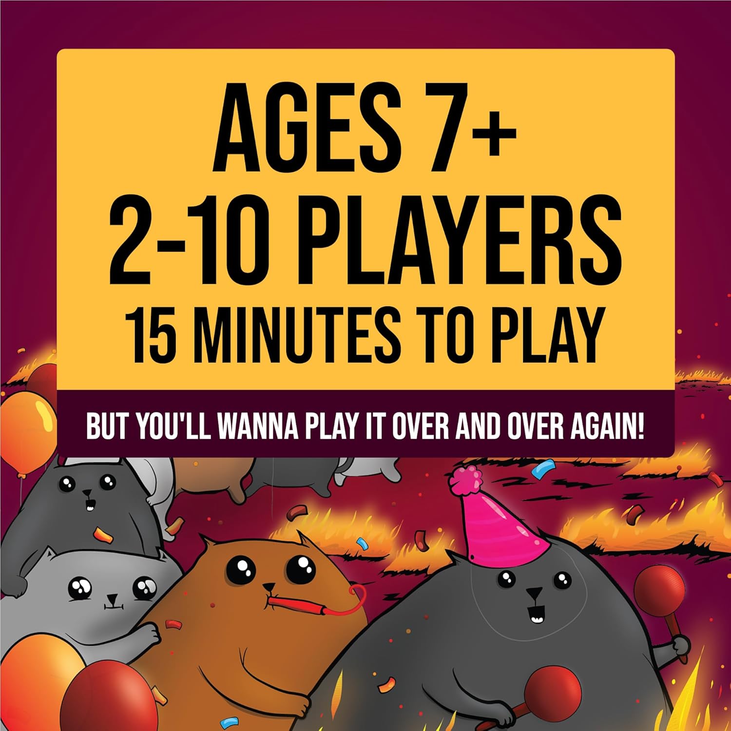 Exploding Kittens Party Pack - 2-10 Players
