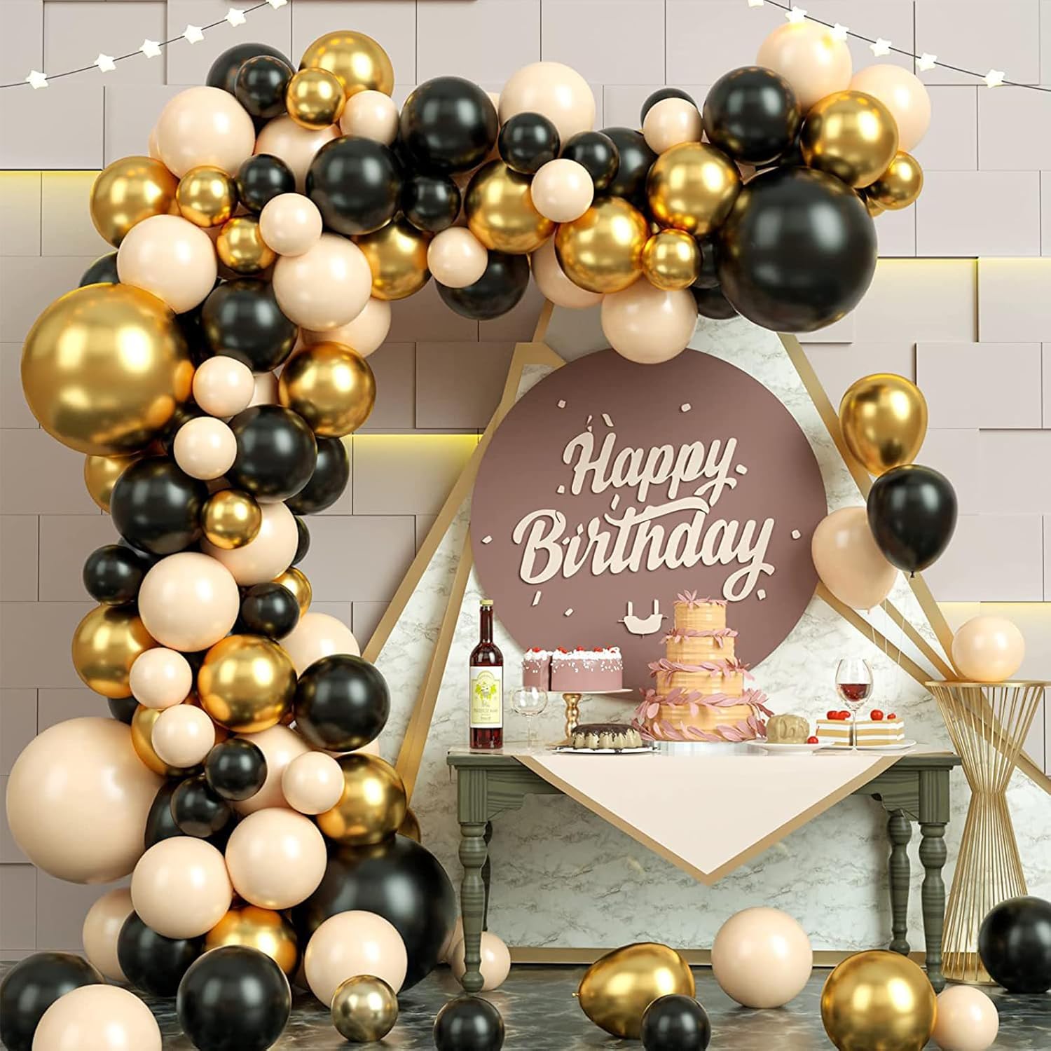 60 PCS Balloon Clips for Arch and Column Decoration