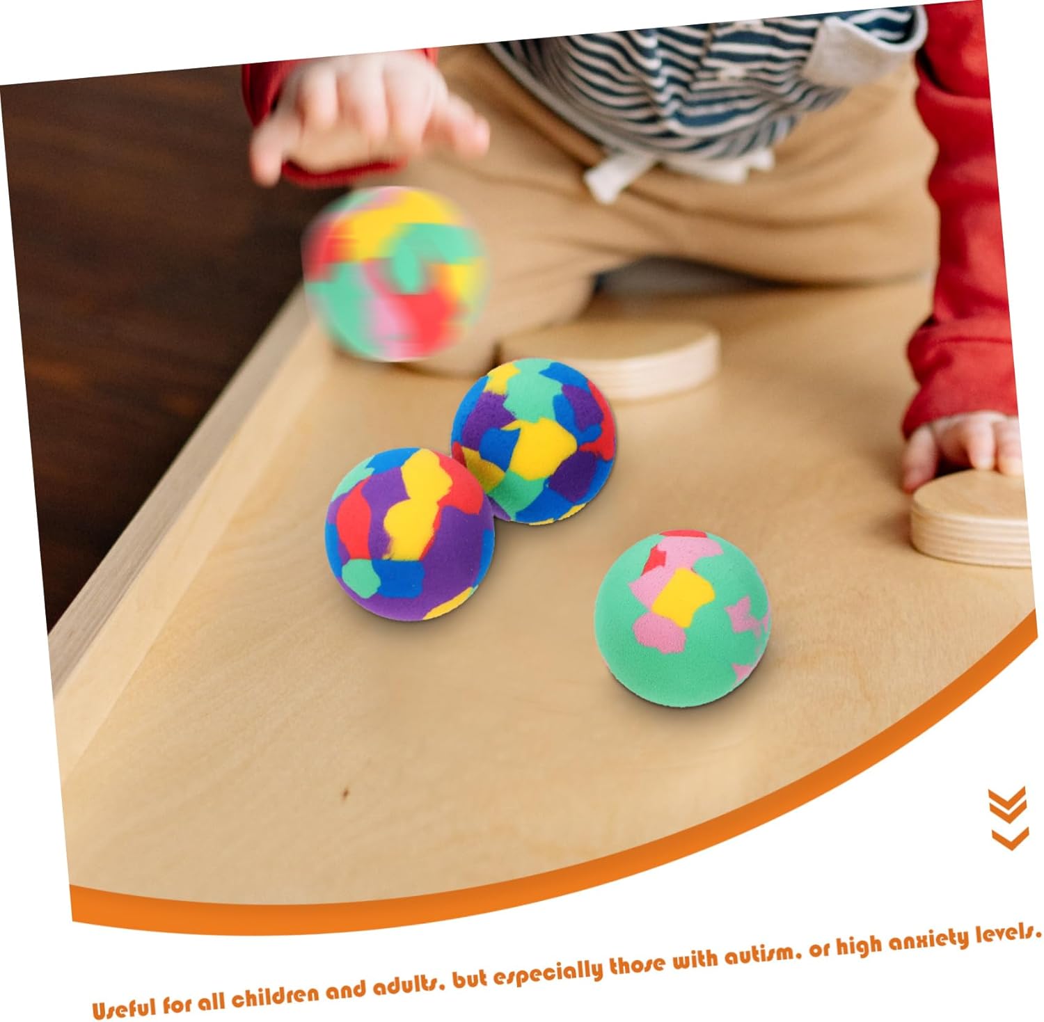 50Pcs Colorful EVA Bouncy Balls for Kids
