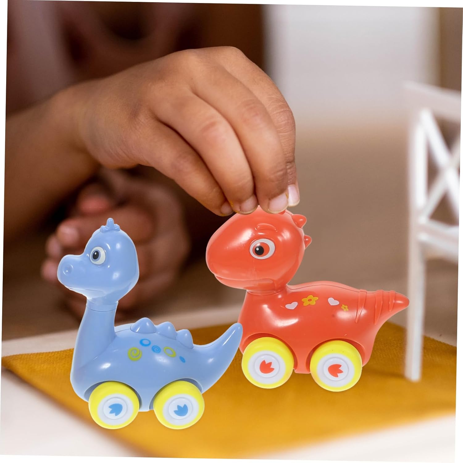 VOSAREA 6pcs Dinosaur Car Toy for Kids