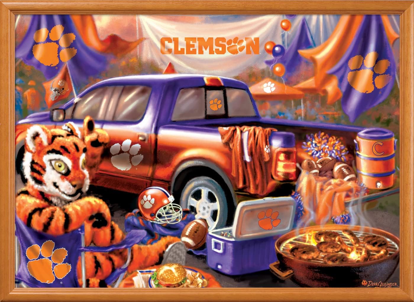 Masterpieces 1000 Piece Jigsaw Puzzle NCAA Clemson Tigers Gameday