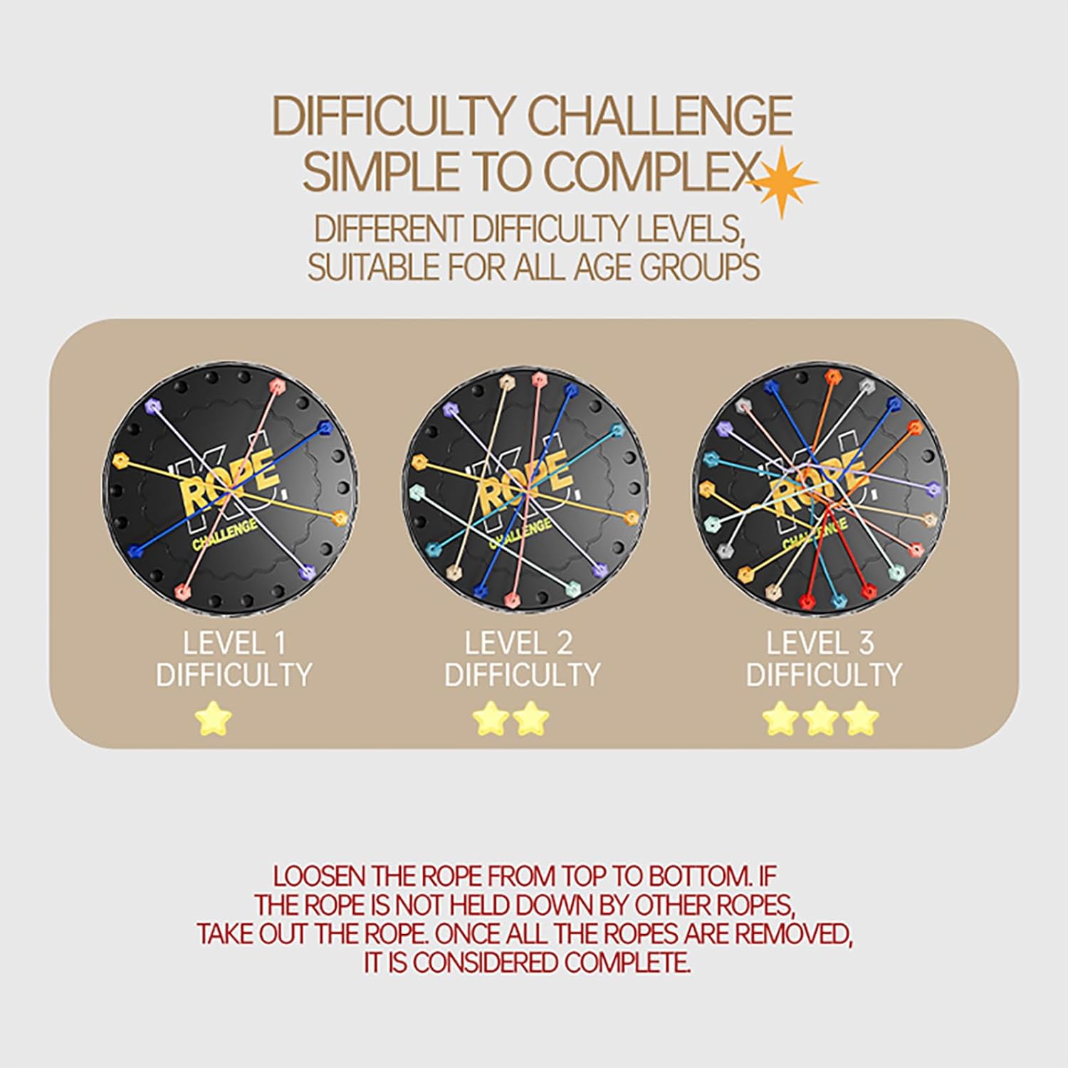 Rope Untangling Puzzle Game for All Ages