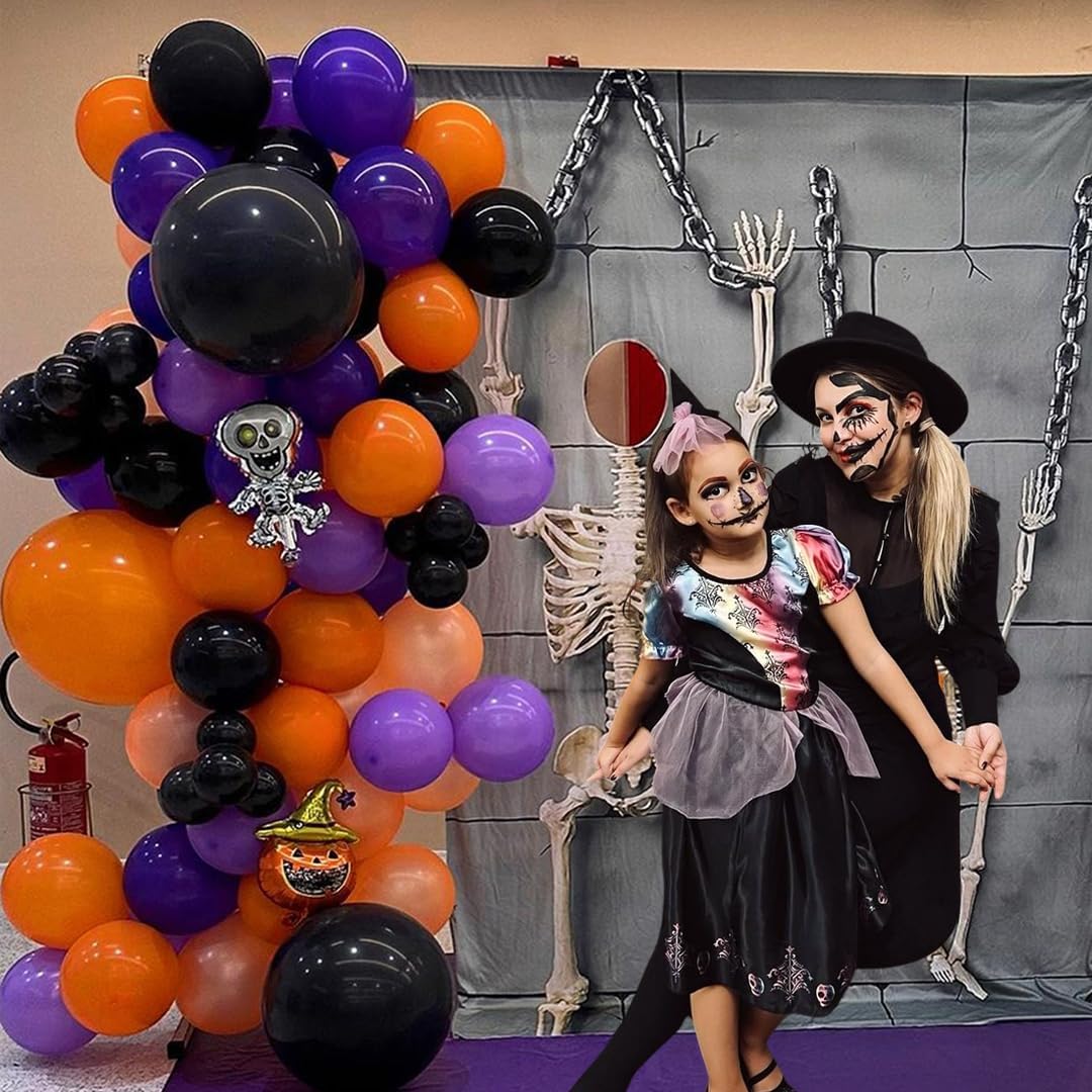 Halloween Balloons Kit 50 Pcs 12 Inch Decor