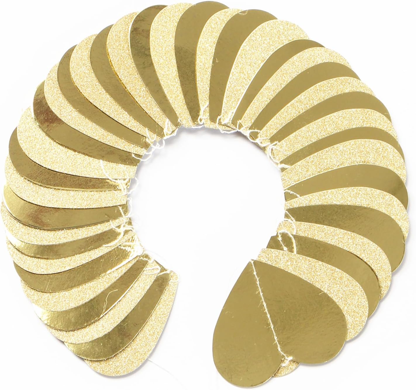 Glitter Champagne Gold Heart Garland 52ft Hanging Streamers Decor
