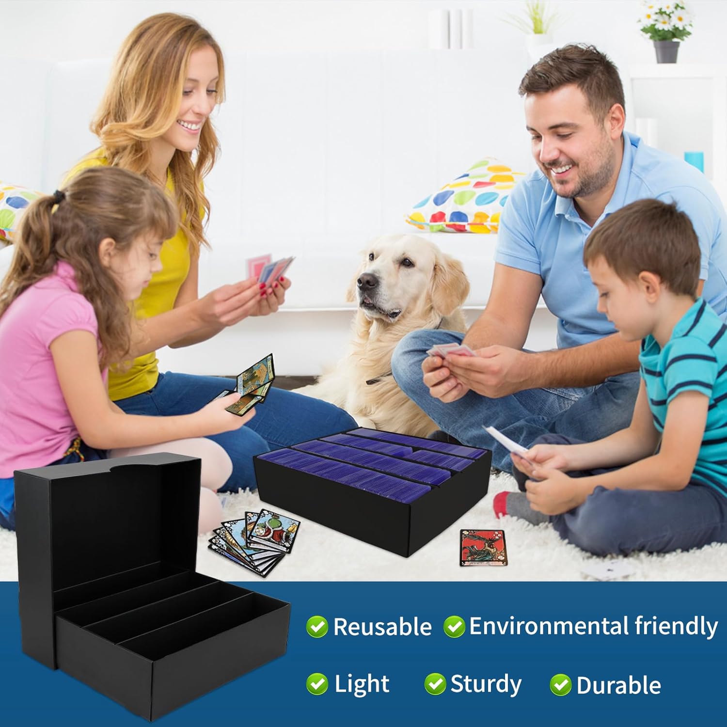 6 Pack Trading Card Storage Box with 3120 Card Capacity