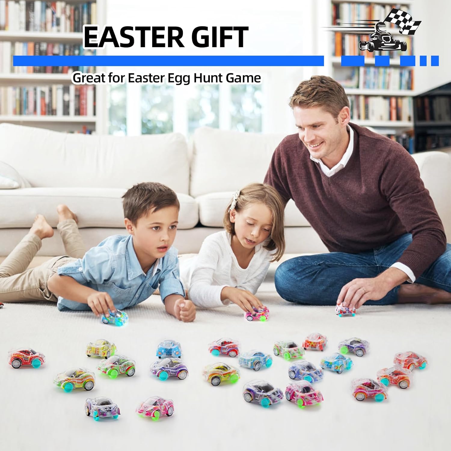 50 Pcs Mini Pull Back Cars Set for Kids