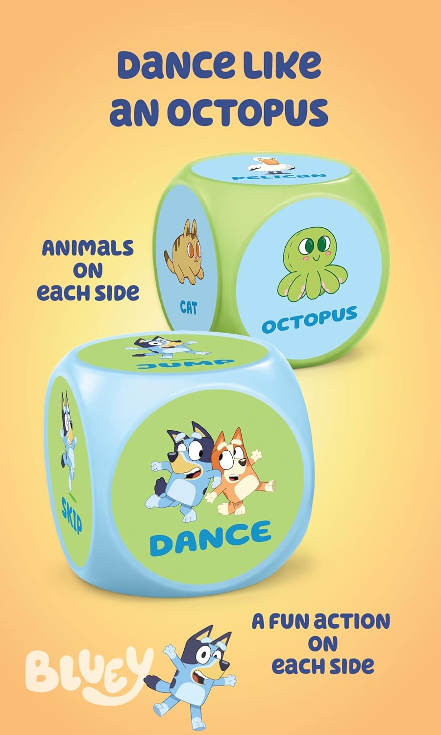 BLUEY Wackadoo Dice Game for Family Fun