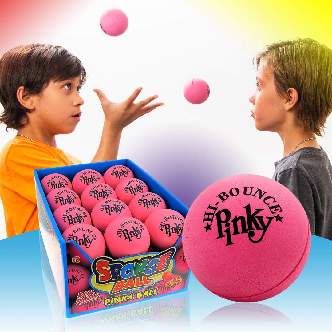 JA-RU Super Bounce Pinky Ball 12 Pack