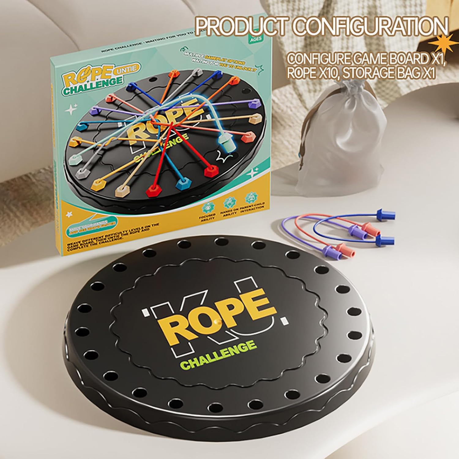 Rope Untangling Puzzle Game for All Ages