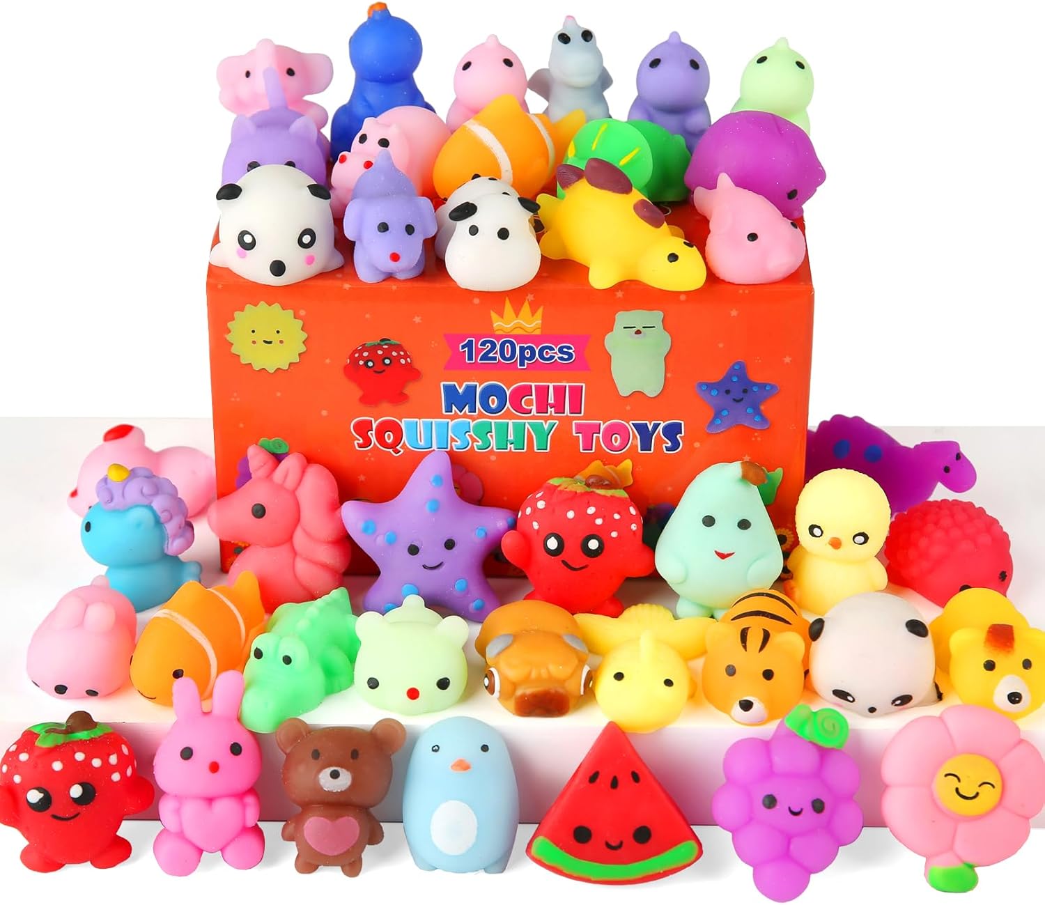 30 Pack Squishy Toys for Kids Stress Relief
