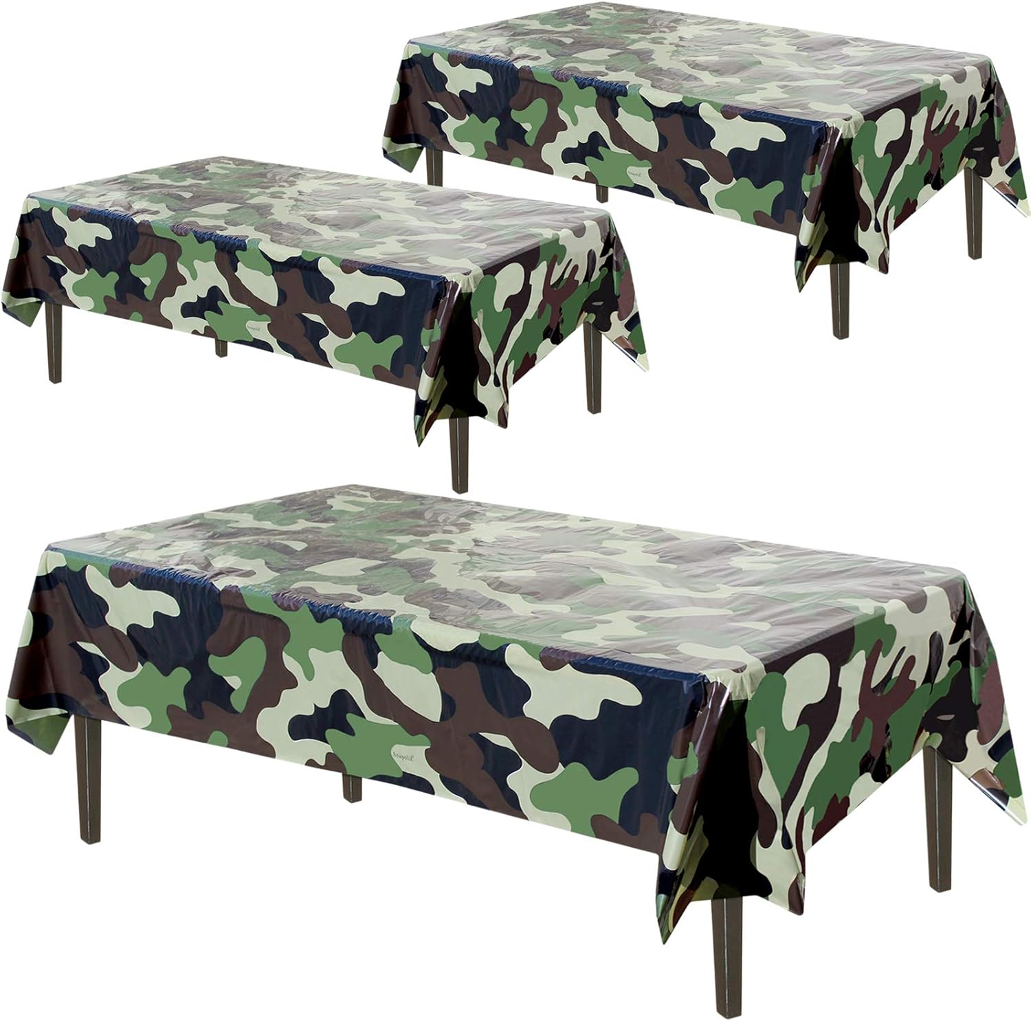 AnapoliZ Army Camouflage Table Cover 3 Pcs Pack