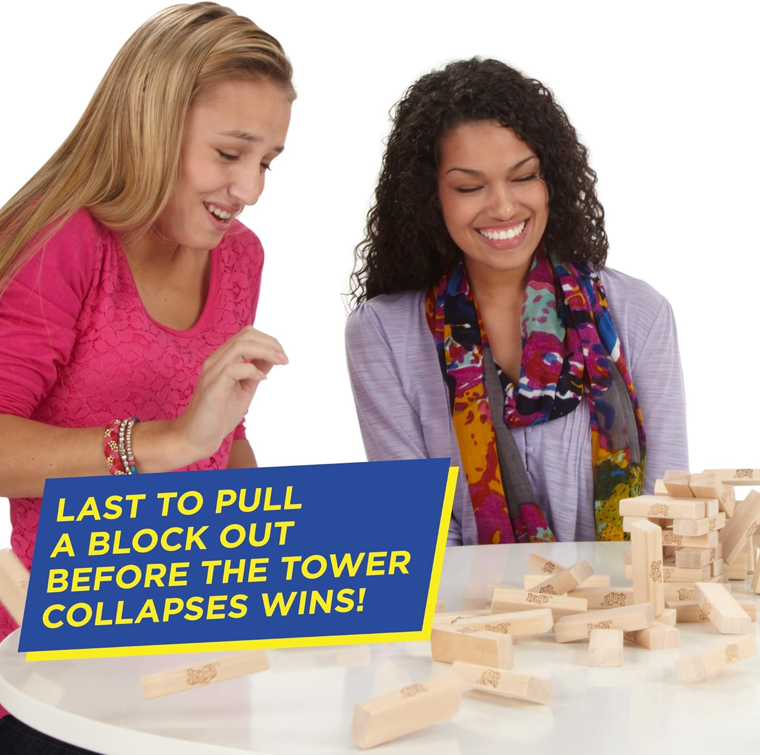 Jenga Game Original Wood Block Challenge Tower