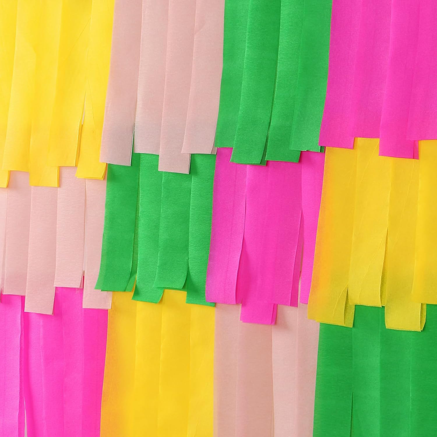 Hawaiian Themed Pool Party Decor Crepe Paper Streamers 8 Rolls