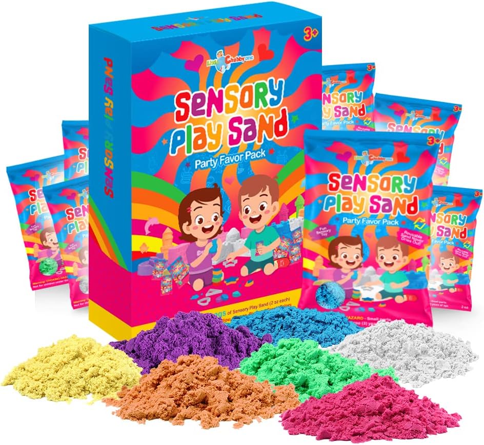 Little Chubby One Sensory Play Sand 24 Count Set