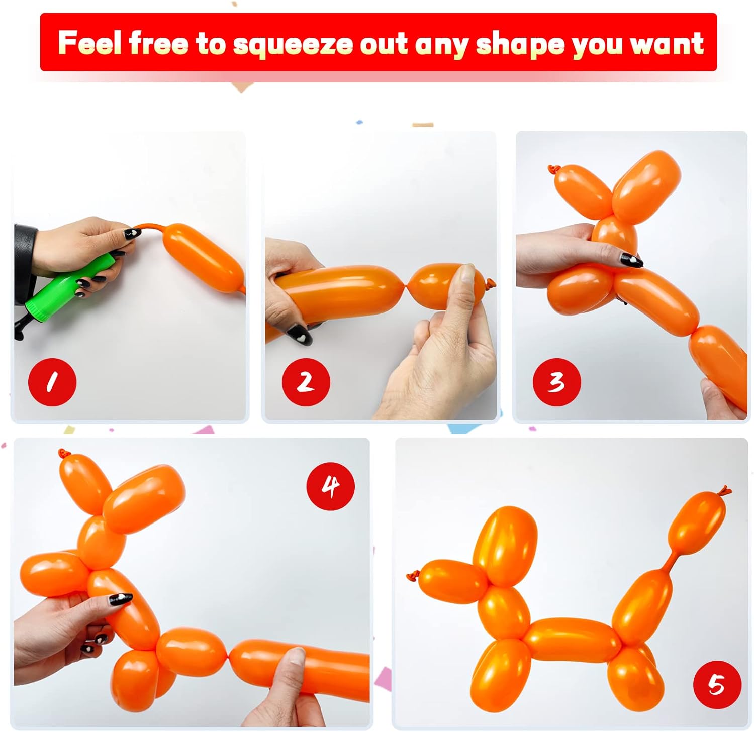 ZBYDNG Long Balloons for Animal Twisting 100PCS