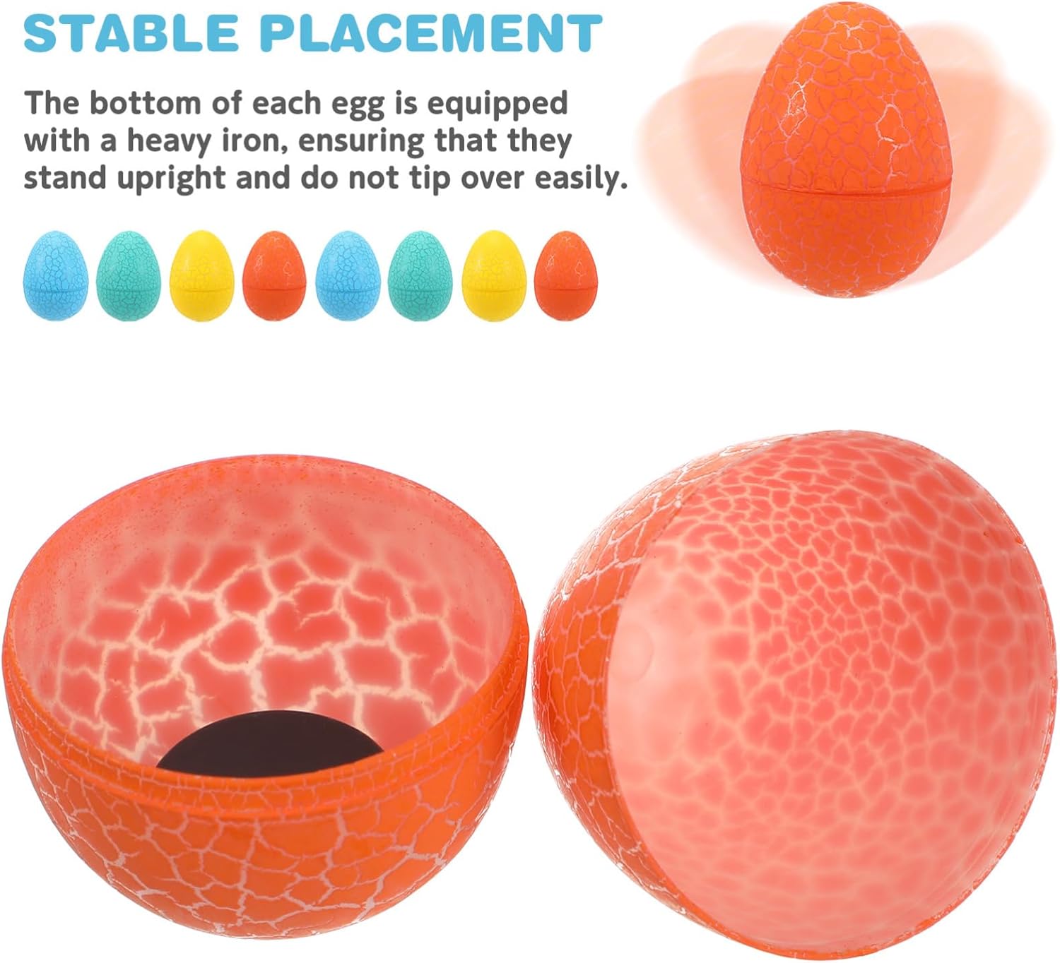 UPKOCH Dinosaur Egg Toys 12pcs Educational Montessori Learning Set