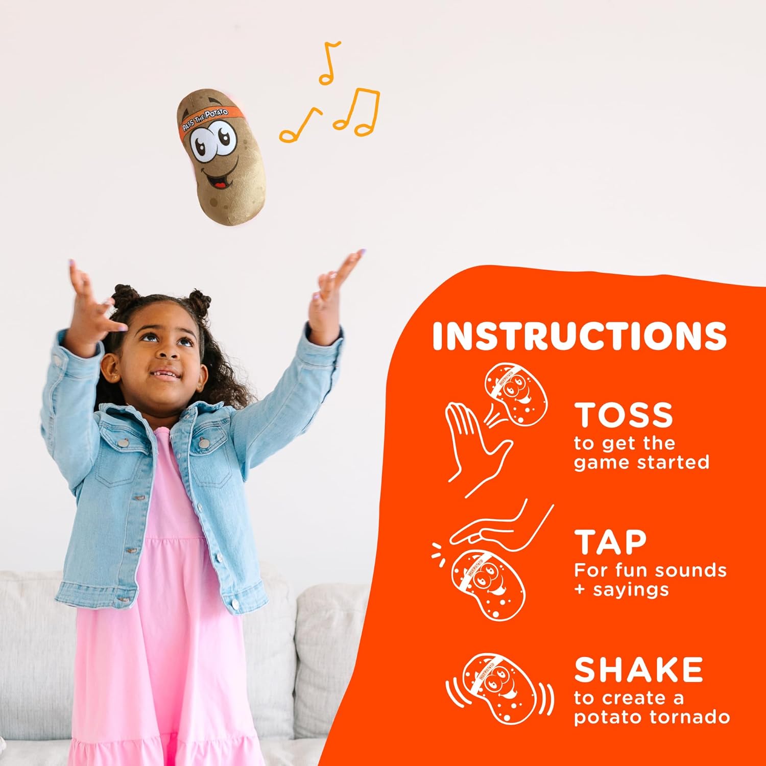 Move2Play Pass The Potato Game for Kids