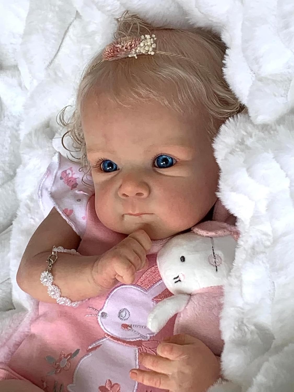 Anano Realistic 18 Inch Baby Girl Reborn Doll