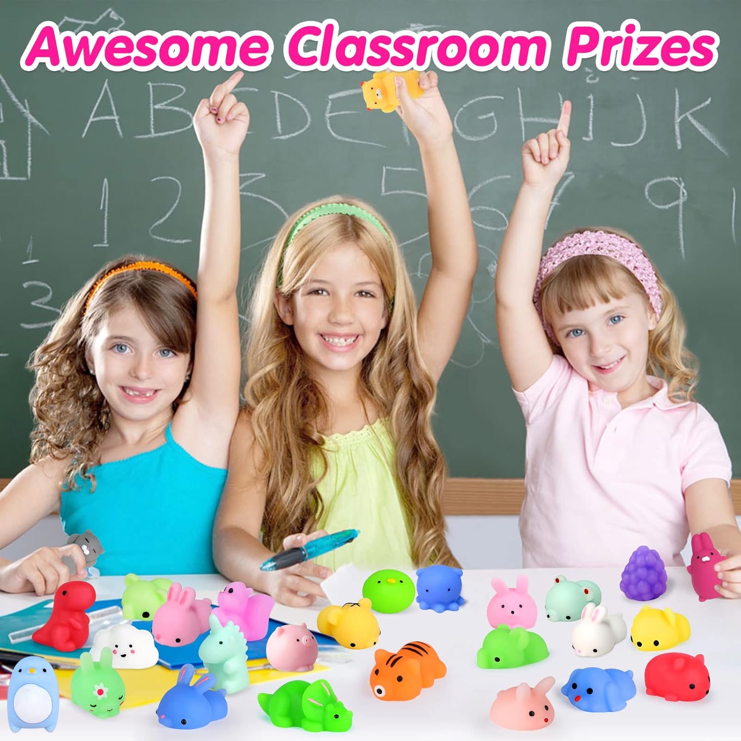 OCATO 40pcs Mochi Squishy Toys Party Favors for Kids