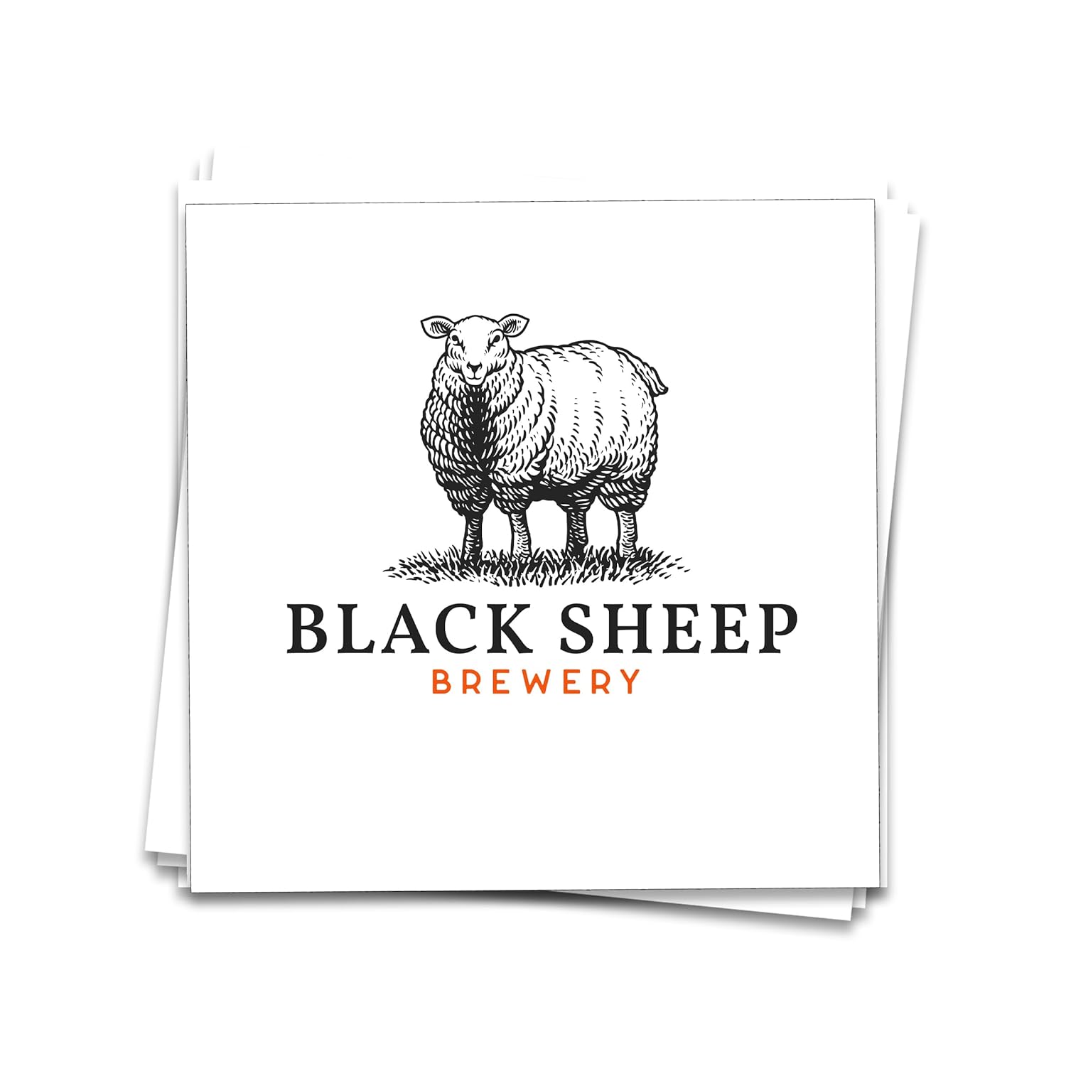 100 Count Custom Printed Napkins with Logo or Image