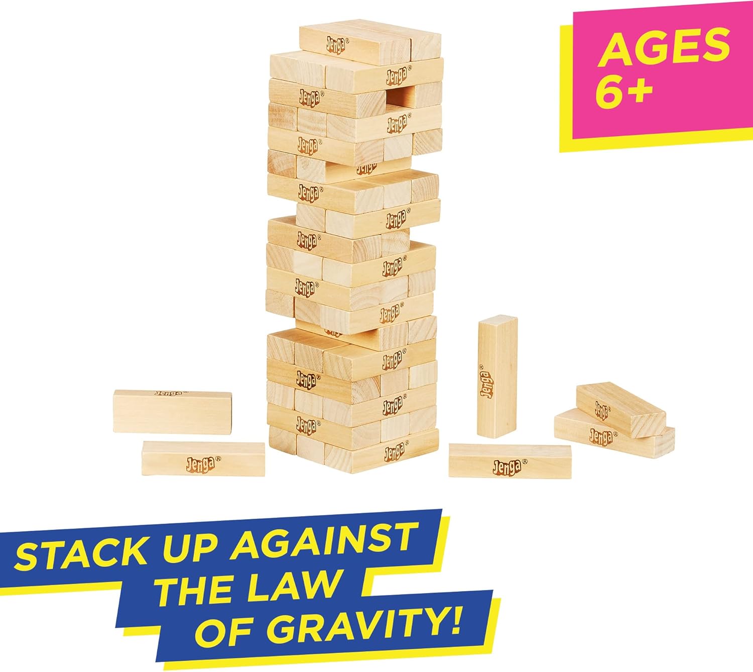Jenga Game Original Wood Block Challenge Tower