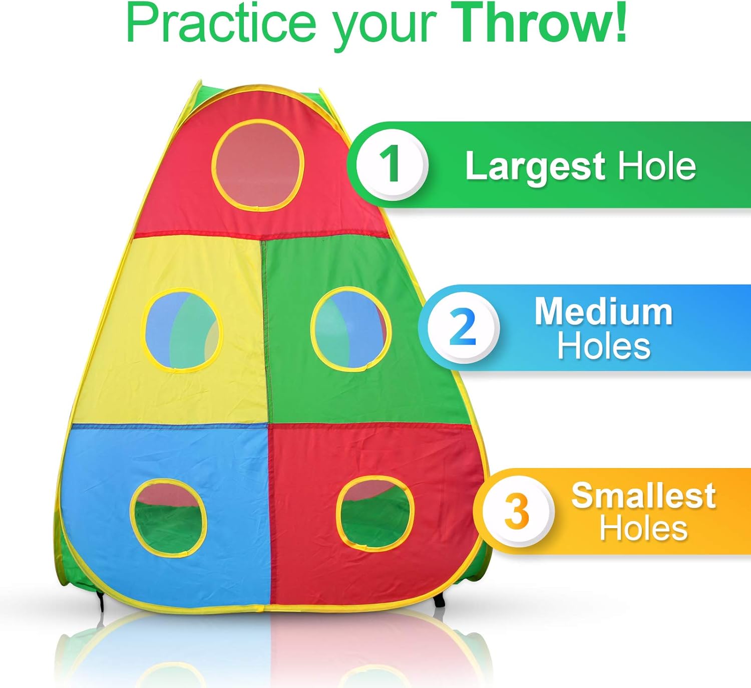 Hide N Side 5pc Kids Ball Pit Tents and Tunnels Playset