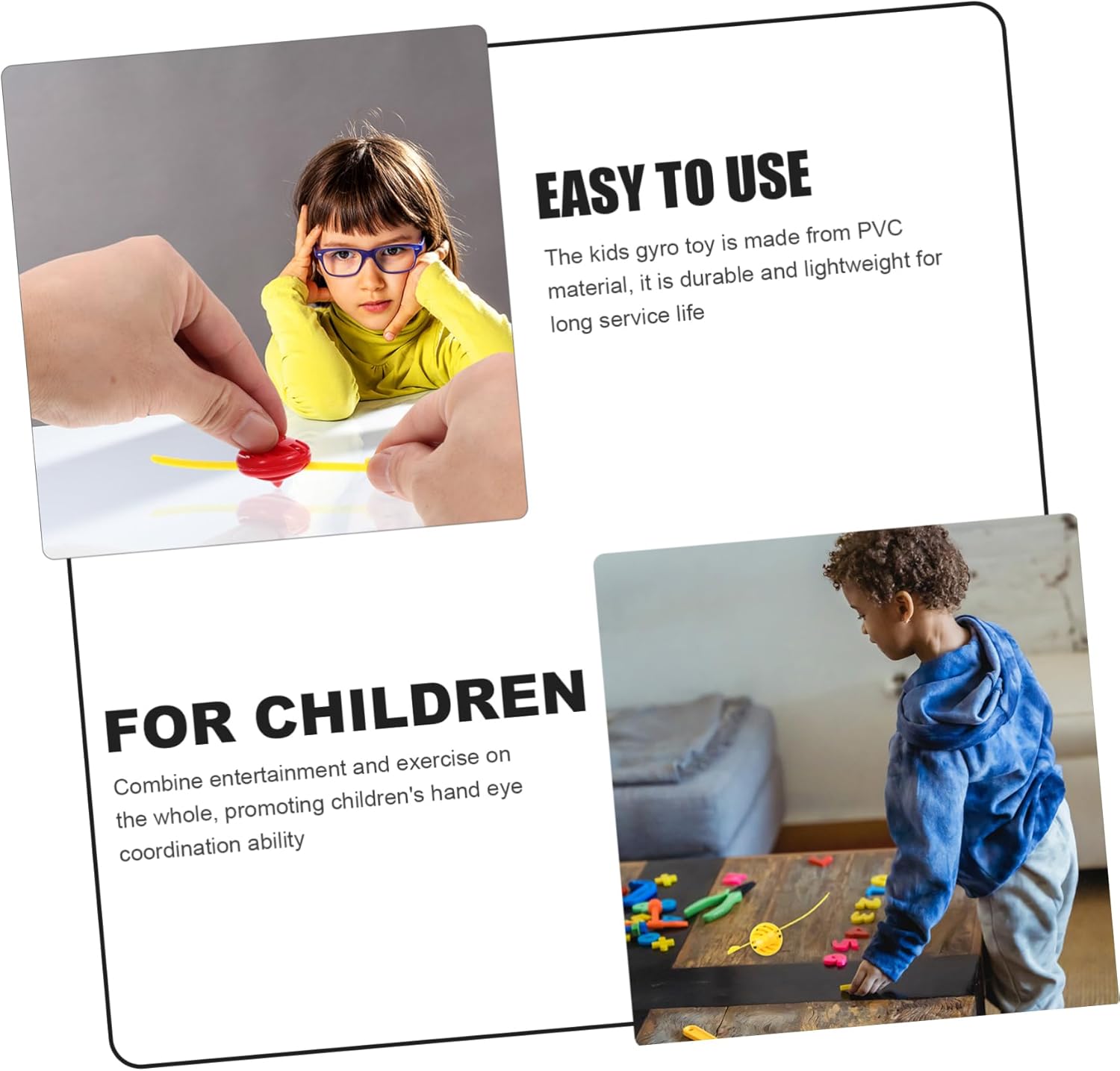 Vaguelly 15pcs Ruler Gyro Toys Educational Party Favors for Kids