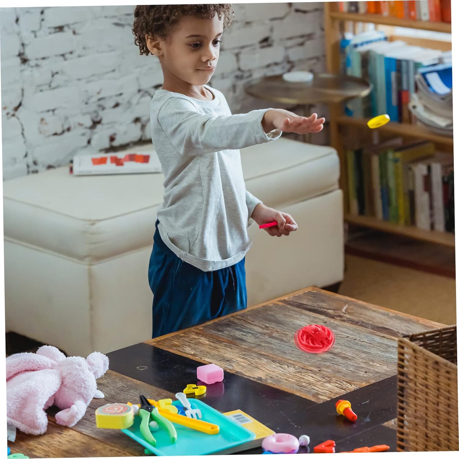 SUPVOX 15pcs Gyro Toys for Boys and Girls
