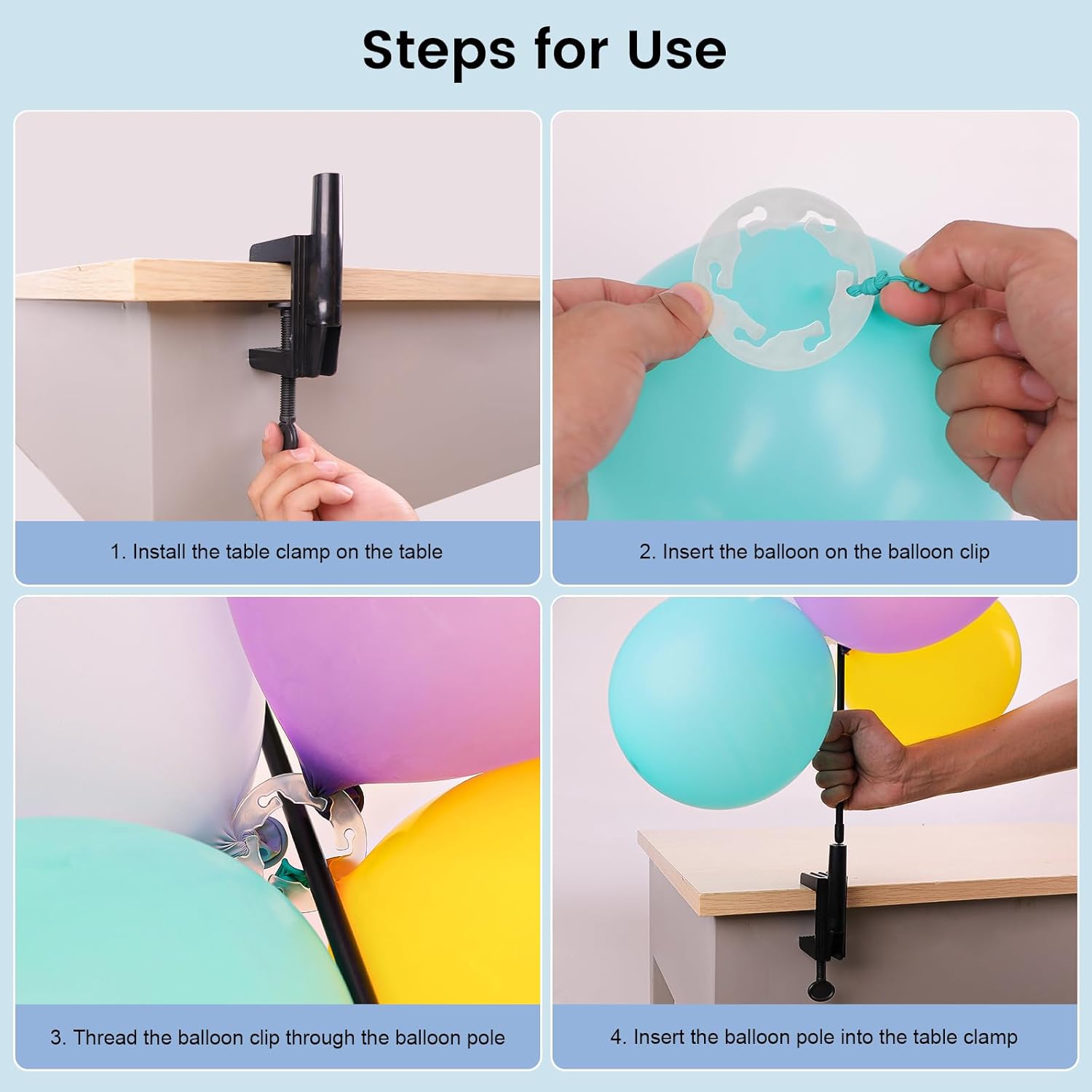 13ft Adjustable Balloon Arch Kit with Durable Base