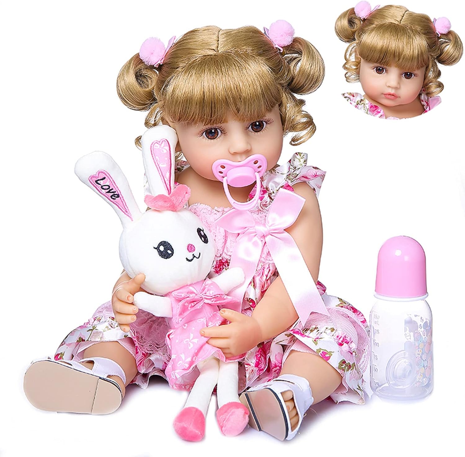 iCradle 20 Inch Realistic Reborn Baby Girl Doll