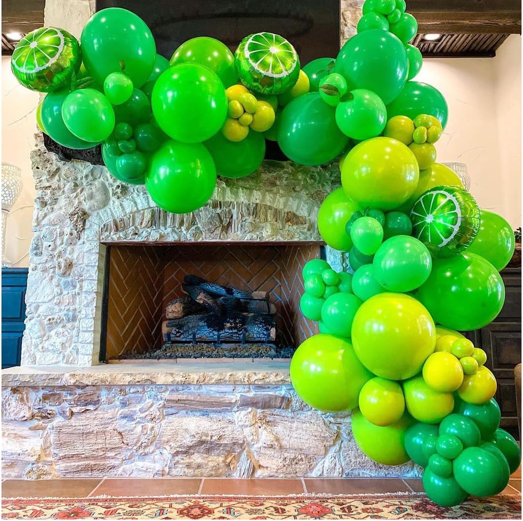 Green Balloons Dark Green Balloon Set 50 Pcs 12 Inch