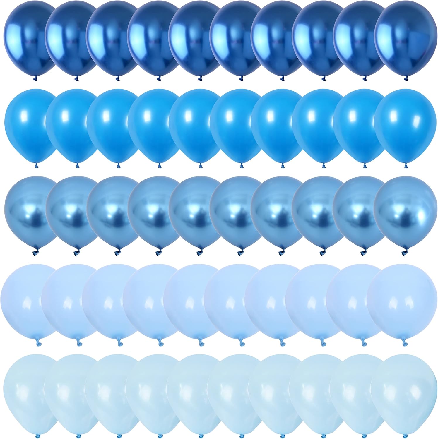 Togvu 60 Pack 12 Inch Metallic Balloons