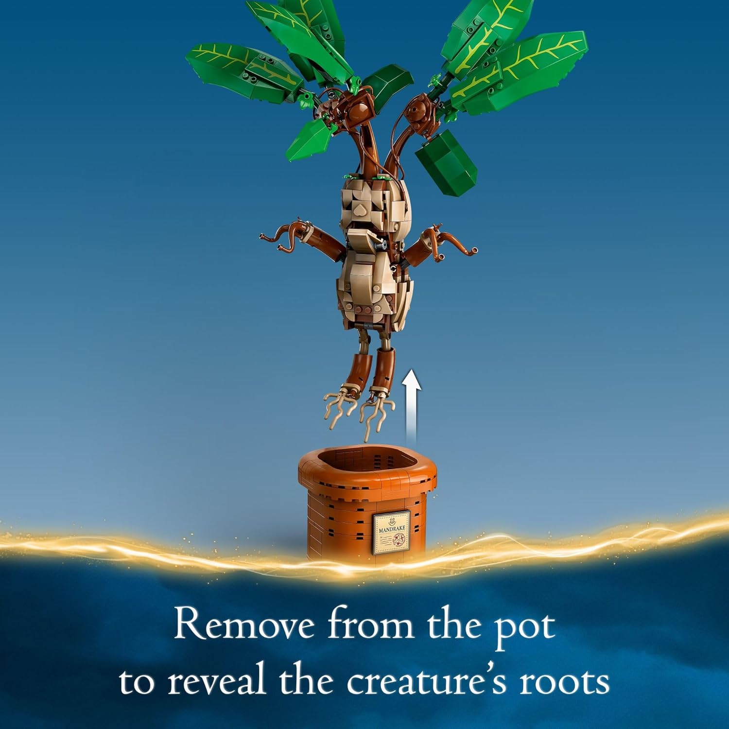 LEGO Harry Potter Mandrake Figure and Pot Plant Set