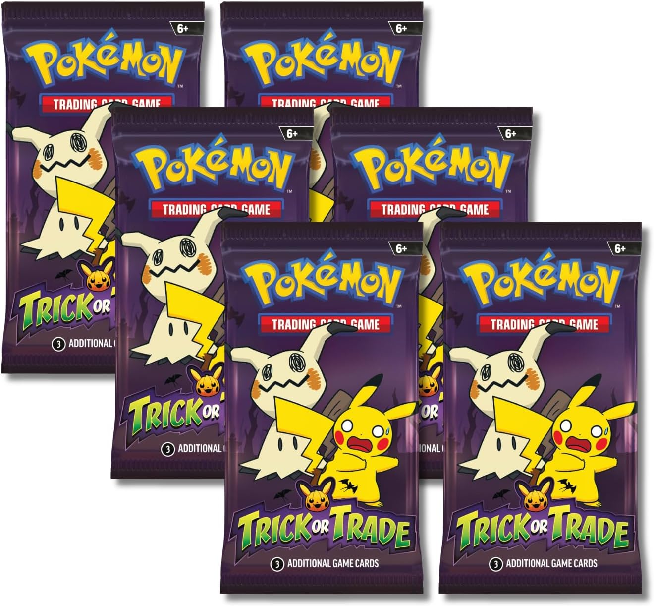 Pokemon Trick or Trade 6 Mini Booster Packs 2023