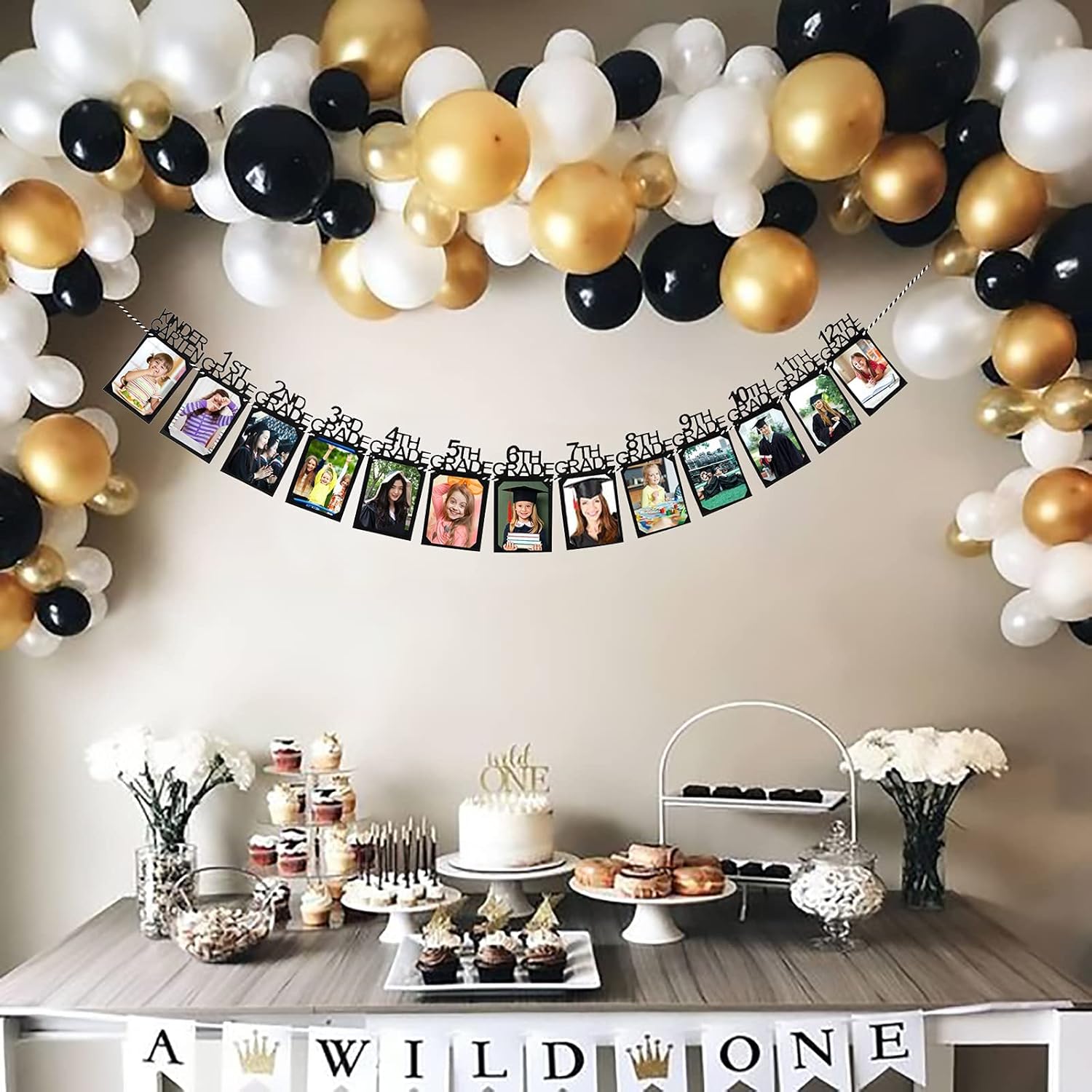 Graduation Photo Banner Set for Party Decorations