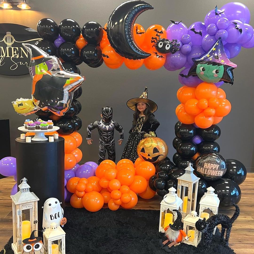 Halloween Balloons Kit 50 Pcs 12 Inch Decor