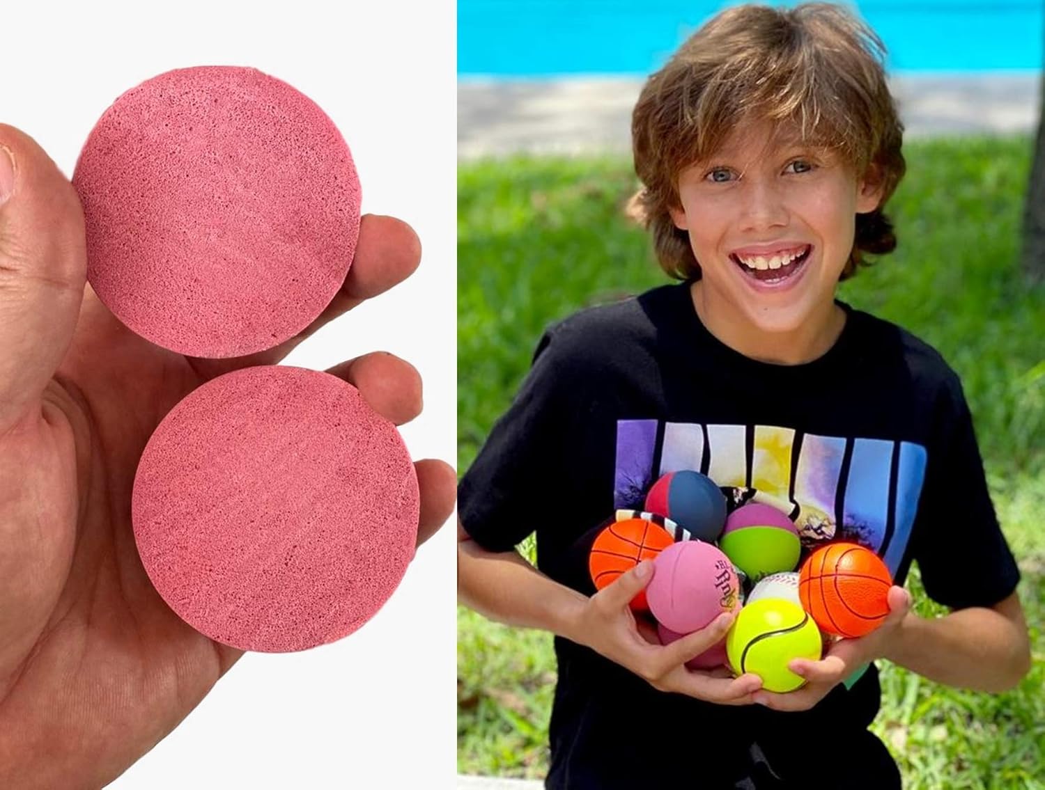 JA-RU Super Bounce Pinky Ball 1 Pack
