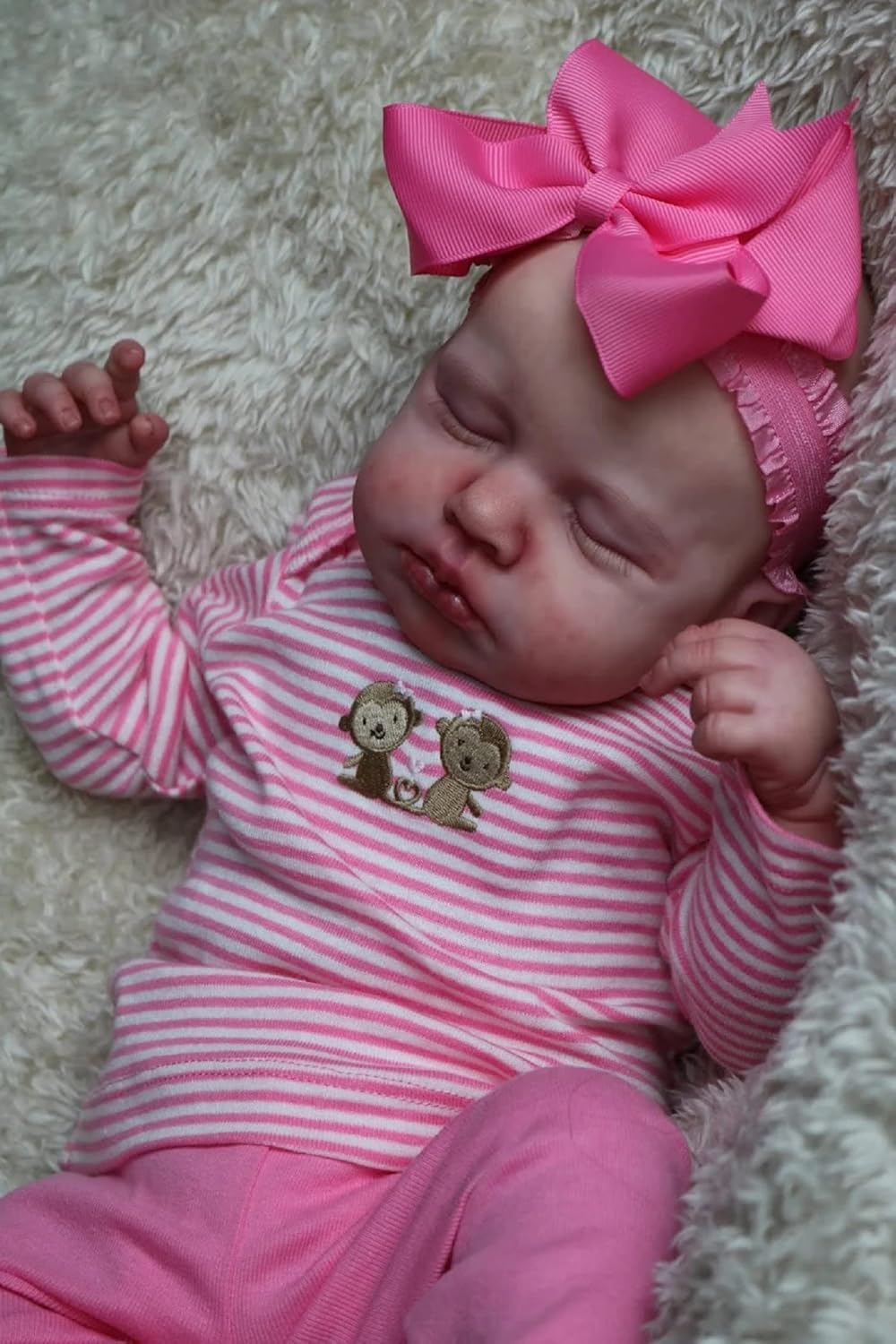 iCradle 20 Inch Lifelike Reborn Baby Doll for Ages 3 1