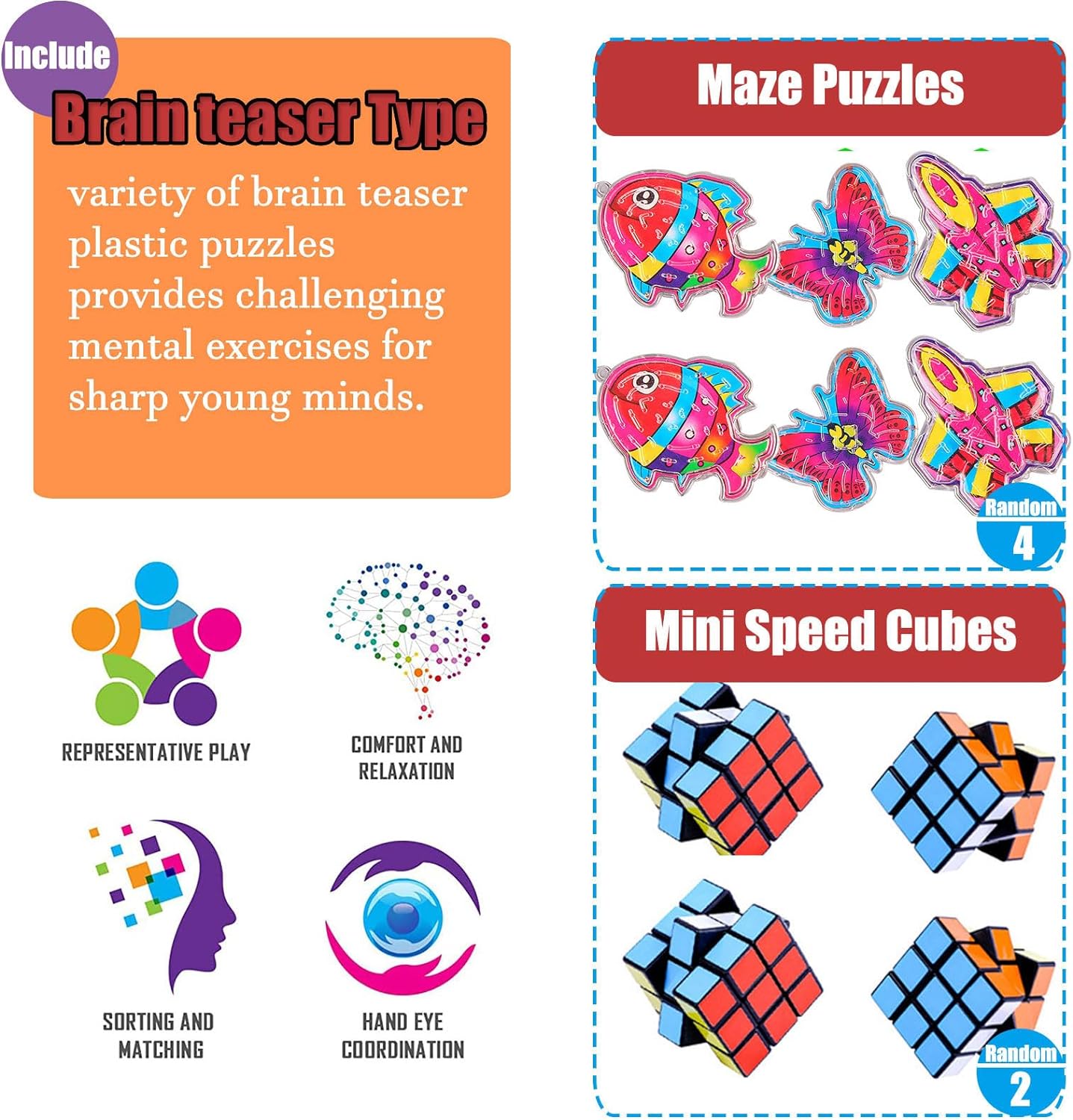 109 PCS Premium Party Favors Toys Set for Kids