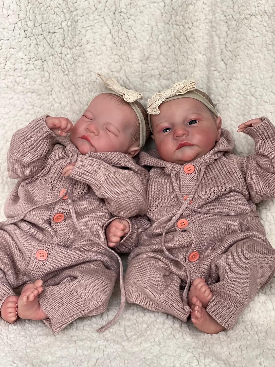 iCradle Reborn Baby Doll Twins 19 Inch