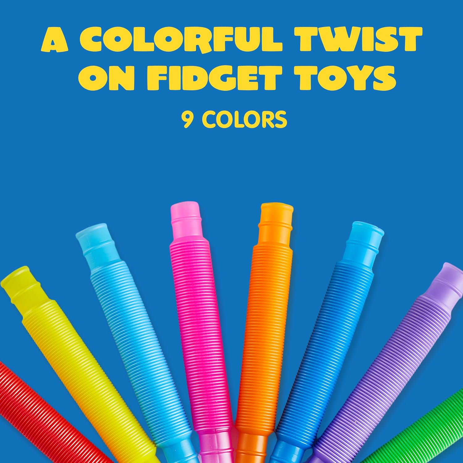 JOYIN 18 Pack Pop Tubes Sensory Toys for Kids