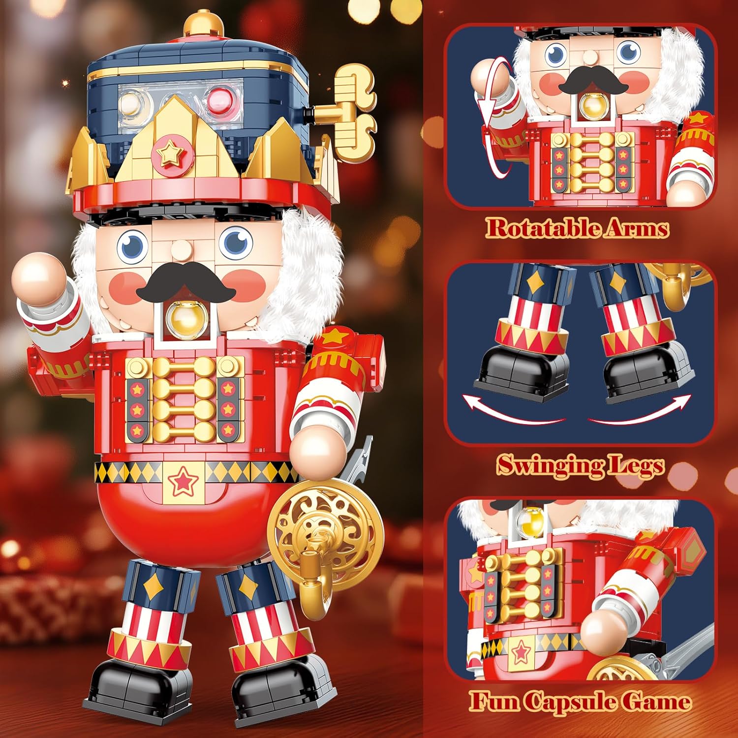 Christmas Nutcracker Building Set 721 Pieces