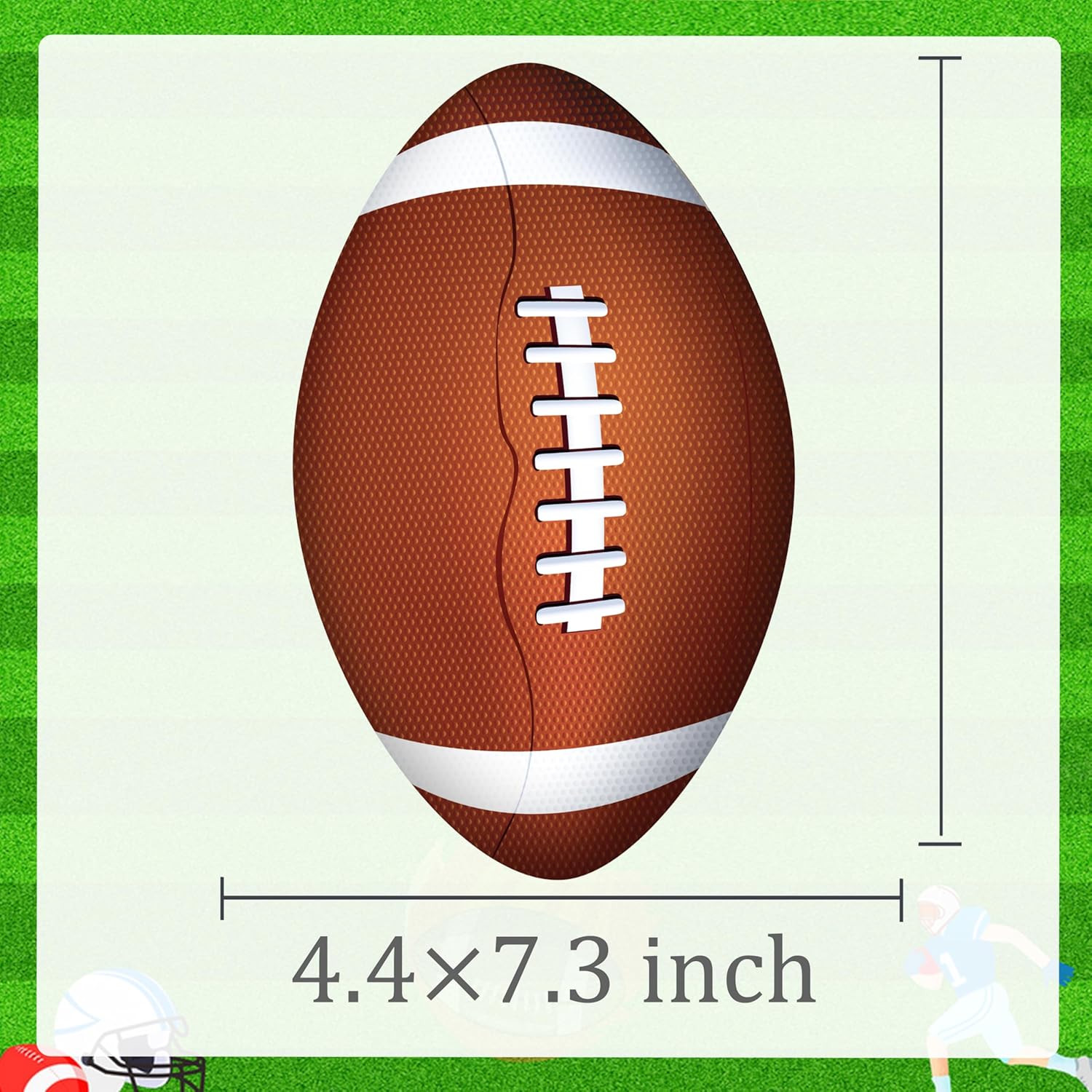 Football Party Hanging Swirls 20PCS Decorations