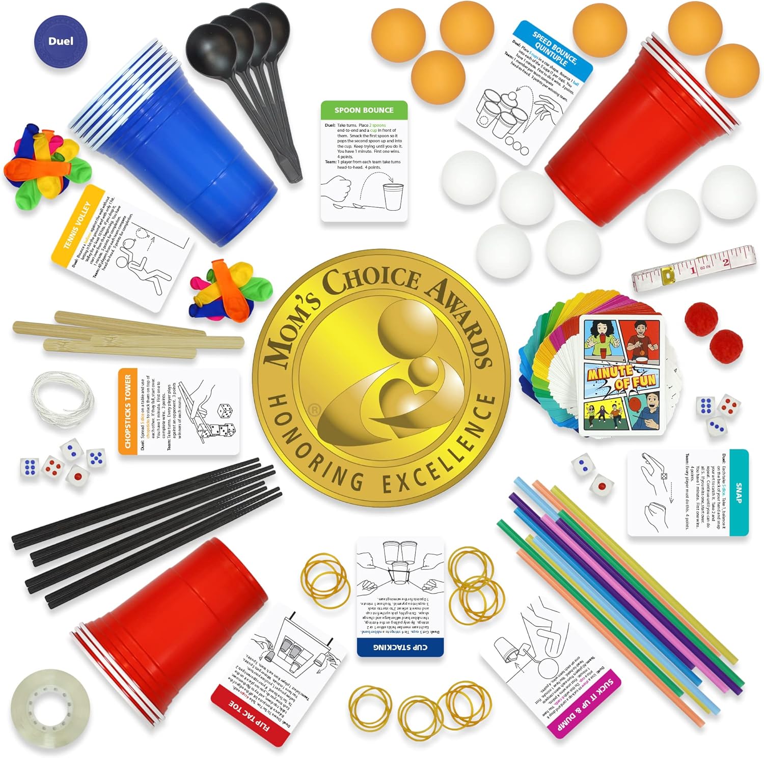 Funwares Minute of Fun Game - 237 Challenges for All Ages