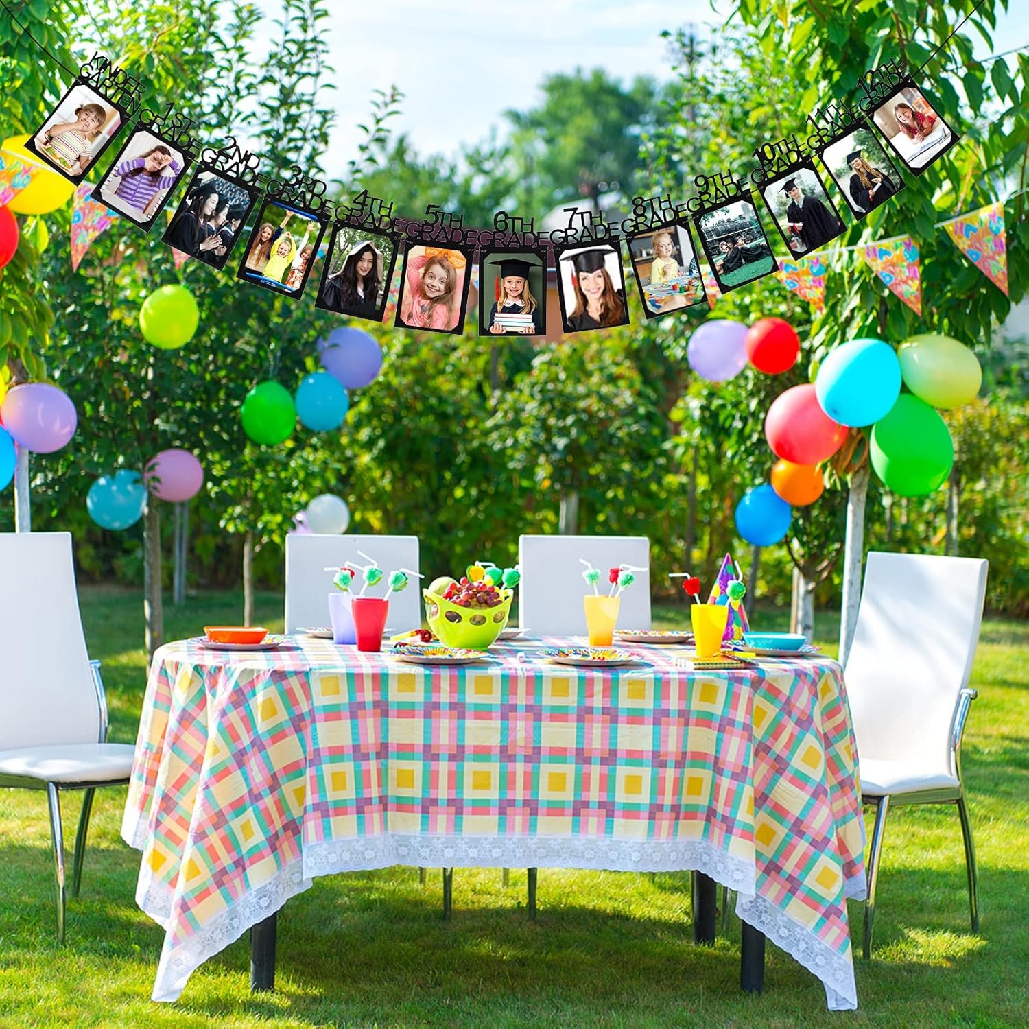 Graduation Photo Banner Set for Party Decorations
