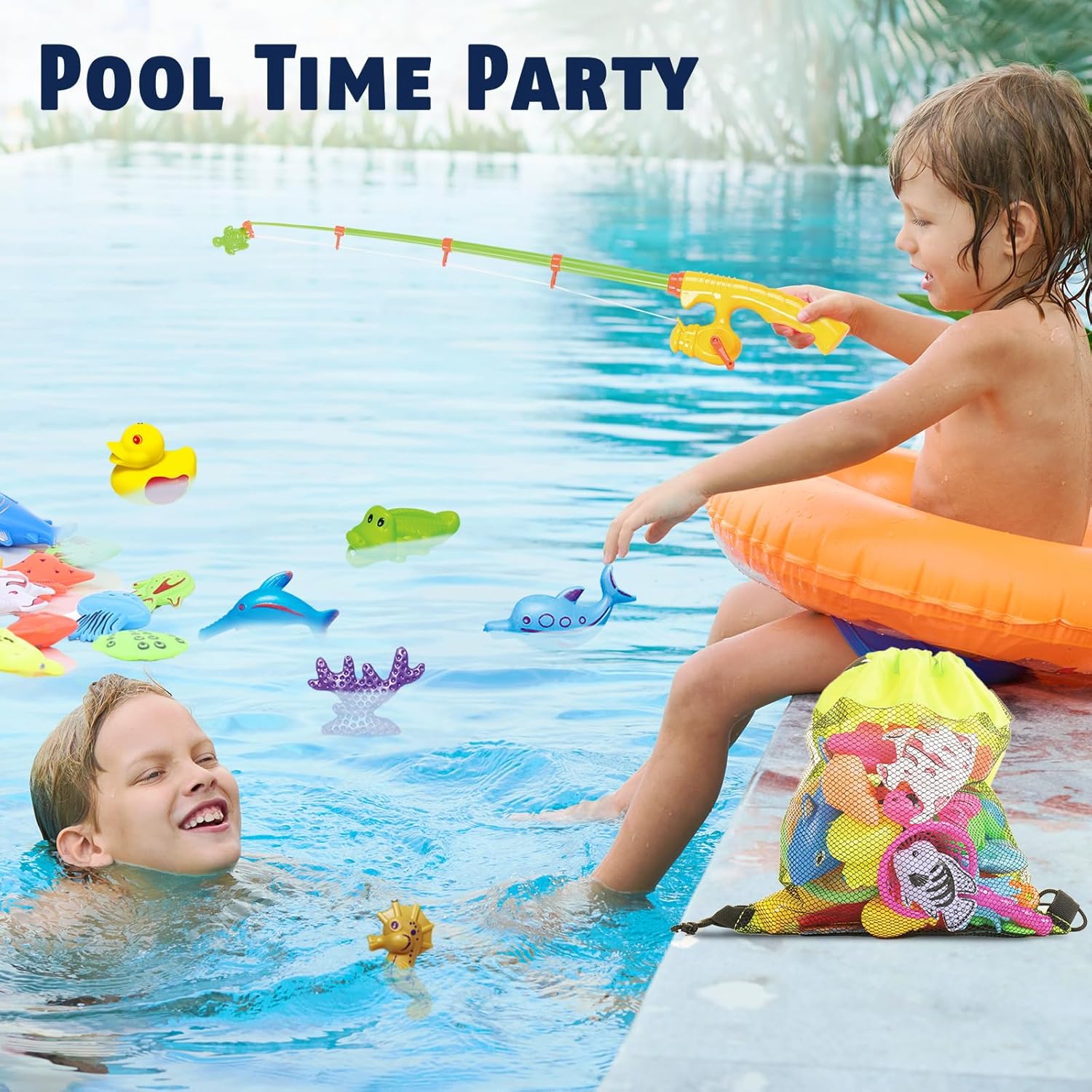 CozyBomB Magnetic Fishing Game Set for Kids